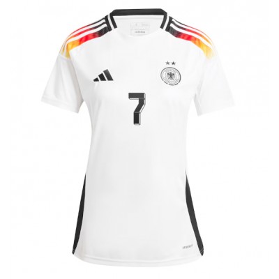 Ženski Nogometni dresi Nemčija Kai Havertz #7 Domači EP 2024 Kratek Rokav Ženski Nogometni dresi Nemčija Kai Havertz #7 Domači EP 2024 Kratek Rokav